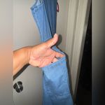 Mossimo Supply Co. Denim Midi Dress with Waist Tie Blue Size XL Photo 6