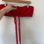 Bardot  Akasha Crop Top in Deep Red Photo 5