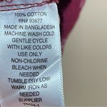 st. john's bay St. John’s Bay | Burgundy Paisley Print Button Down Top | PXL Photo 6