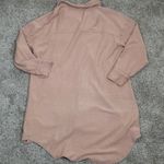 Pilcro Corduroy Shacket Duster Oversized Button Up Long Sleeve Mauve Size L Photo 8