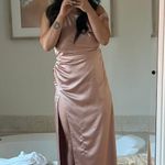 Show Me Your Mumu Rose Gold Satin Dress  Photo 2