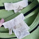 Escada Vintage Color Block 2 Piece Blouse Set Green Size M Photo 9