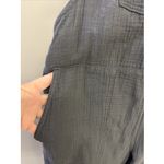 Aerie  Dark Gray Gauze Overalls Pockets Adjustable Straps Rolled Hem Medium NWT Photo 5