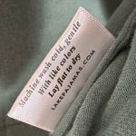 LAKEGauze Caftan Dress Large Cyprus Green Maxi Cotton V Photo 10