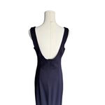 Katie May  - Westward Navy Blue Scoop Neck Mermaid Gown Sz 10 Photo 5