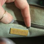 Dooney & Bourke  Blue/Tan Leather Satchel Photo 5