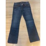 7 For All Mankind Premium Seven Boot Cut Jeans Embroidered Pocket Size 27 ~4~30” inseam Photo 0