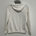 Gap  White Hoodie with Blue and Green Letters Pocket Size Medium EUC Photo 5