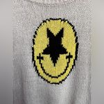 Unif Rare vintage Size Small Smily Face Fringe Knit Sweater Photo 6