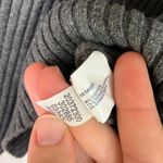 Gap | Vintage Sweater Turtleneck Gray Ribbed Knit Cotton Blend Stretch Womens XL Photo 3