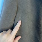 JG Hook Petite Made in USA Brown 100% Pure Wool Trench Coat Size 14P Photo 12