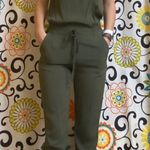 Kohls Army Green Strapless Jumpsuit  Photo 0