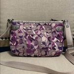 Coach Poppy Daisy Signature Multi Purple Kaleidoscope Crossbody Photo 3