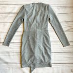 Alexia Admor Ruched Sequin Bodycon Mini Dress in Silver Metallic Size S NWT Photo 7