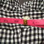 Free People  Black & White Plaid  Womens Pants XS Wide Leg Photo 1
