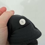 Lululemon  Inspire Tight Black Rare Gold Zipper Hardware Discontinued Crop Photo 6