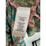 Catherine Malandrino  Womens Paisley Satin Maxi Skirt Size L Boho Gypsy Hippie Photo 6