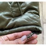 7 For All Mankind Seven For All Mankind Green Puffer Oversized Cropped Adjustable Waist Jacket L Photo 8