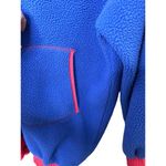 BDG Urban Outfitters Blue & Pink Fleece 1/2 Snap Long Sleeve Pullover Women's XL Photo 3