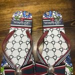 Brighton  Red And Blue Flip Flops Size 7 Photo 5