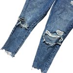 Garage Denim Mom Jean Distressed Blue Denim Jeans Size 7 28 Pre-owned Photo 2