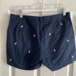 Brooks Brothers  346 Women's 6 Navy Chino Shorts Flamingo Flat Front Resort Prepp Photo 3