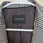 Banana Republic  Long & Lean Blazer‎ Blk/White Houndstooth 12 Business Casual Photo 1