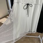 Hunter White Mesh 3X Midi Dress Summer Beach Photo 3