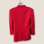 Vintage 80s Michele Wool Blazer Red Coral 8 Photo 1
