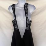B Darlin B. DARLIN All Lace Top Racerback Dress Sz 3/4 Black Whimsigoth New Halter Skater Photo 7