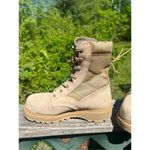 UFCW 8430 Womens Military Army Desert Combat Boots Steel Toe Vibram Sole Sz 5 XW Tan Photo 4