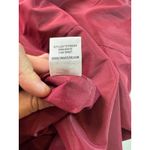 Trina Turk  NWT Burgundy Formal Gown Ruffle Neck Maxi Dress Size 14 $368 Photo 8