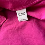 Secular Pink Cotton Oversized Shirt Dress Size M Photo 12