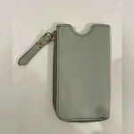 Fossil  Multi Color Leather Cell Phone Wristlet‎ Case Clutch Wallet Change Purse. Photo 1
