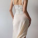 Victoria's Secret Vintage Rare Gold Label 1990s Ivory Hand-Beaded Lace Corset Bustier Photo 1