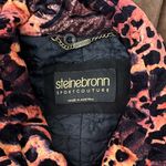 Vintage Velour Coat Bomber Jacket Velvet Wild Animal Print 10 L Large M Medium Brown Photo 5