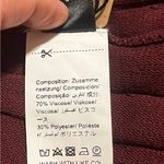 SheIn Burgundy Ribbed Sweater Dress • L (NWT) Photo 4