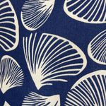 Handmade‎ Sheath Dress Blue Shell Print Sleeveless Unique V Photo 11