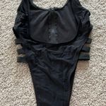 Sexy One Piece Black Swimsuit Cut Out Photo 0