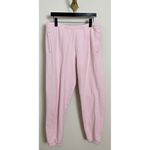 SKIMS  Cotton Fleece Blend Classic Joggers in Barely Pink Size Large Photo 3
