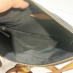 Fossil  Devon Black With White‎ Stripes Crossbody Vegan Leather Shoulder Bag Photo 3