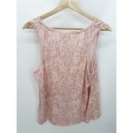 Lucky Brand  Pajamas Women XL Pink Cream Paisley Print Tank Top Drawstring Pants Photo 1