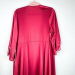 Gossard Artemis Union Made Vintage Robe Burgundy Long Sleeve Loungewear Red Size 1X Photo 3