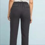 Anthropologie Cupro Wrap Trousers in Charcoal Grey, Size Small Photo 9