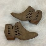Marco Republic Oslo Tan Vegan Leather Perforated Booties 8 Photo 0