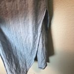 ONIA Flora Midi Dress Cover Up Sailing Blue Side Slit Cinched Neckline Medium Photo 4