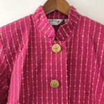 Orvis Vintage Pink Cotton Canvas Classic Lagenlook Coastal jacket oversized S Photo 1