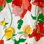 TCEC Think Of Me Cottagecore Floral Shift Dress Bodice Ruffled Collar Puff Sleeves L Photo 3