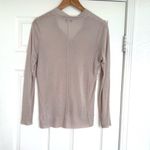 Reiss  Hallie Grandad Top Long Sleeve Henley Blouse Size M Photo 2