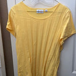 FINAL MARKDOWN Ladies denim & company top (S) Yellow Photo 0